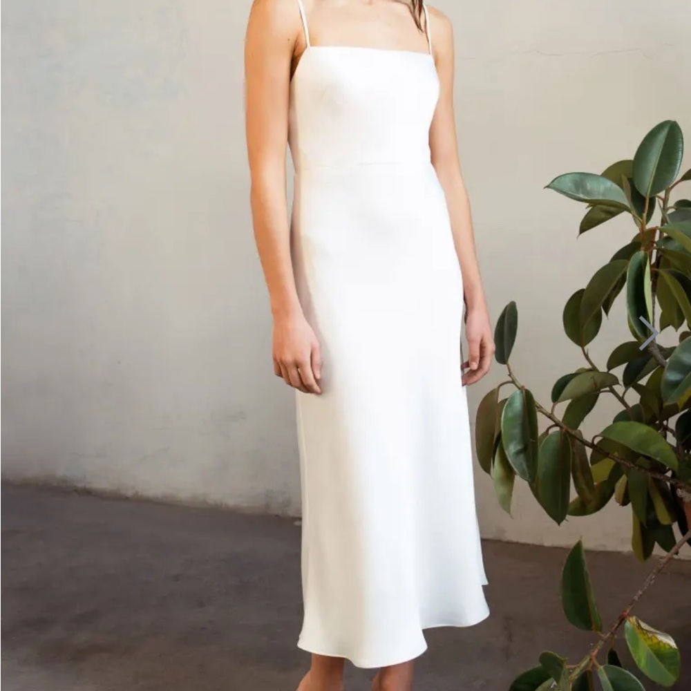 COPY - Jenny Yoo Claudia Dress, Ivory, Size 0. NWOT